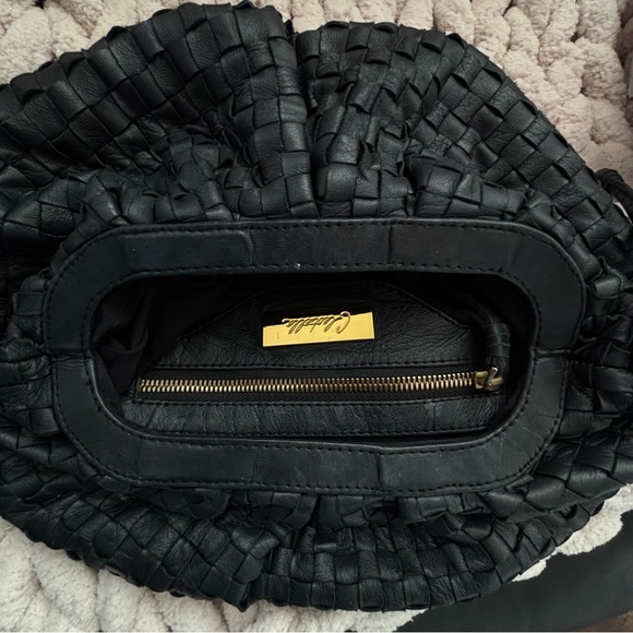 Cleobella Mini Gigi Woven Crossbody in Black - Picture 10 of 11